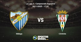 Mlaga Crdoba La Liga 2 Campeonato Espanhol 08112025 1700