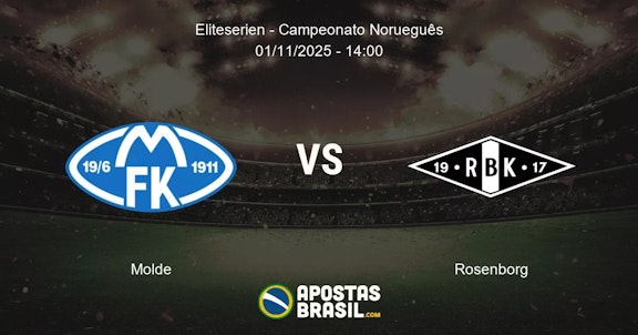 Molde Rosenborg Eliteserien Campeonato Noruegus 01112025 1400