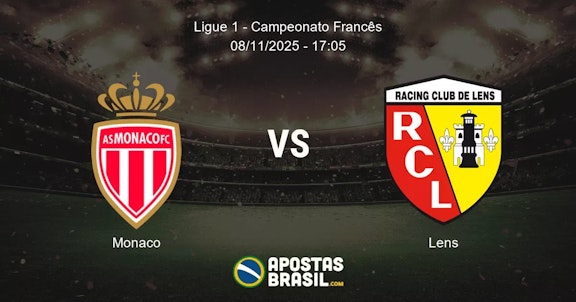 Monaco Lens Ligue 1 Campeonato Francs 08112025 1705
