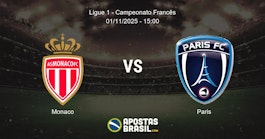 Monaco Paris Ligue 1 Campeonato Francs 01112025 1500