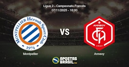 Montpellier Annecy Ligue 2 Campeonato Francs 07112025 1600