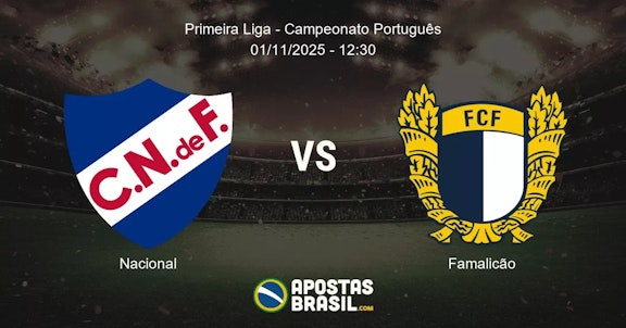 Nacional Famalico Primeira Liga Campeonato Portugus 01112025 1230