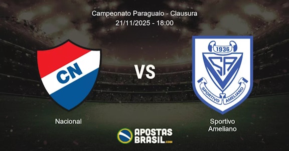 Nacional Sportivo Ameliano Campeonato Paraguaio Clausura 21112025 1800