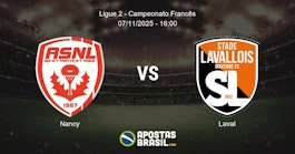 Nancy Laval Ligue 2 Campeonato Francs 07112025 1600