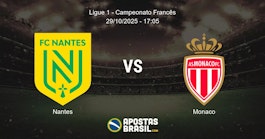 Nantes Monaco Ligue 1 Campeonato Francs 29102025 1705