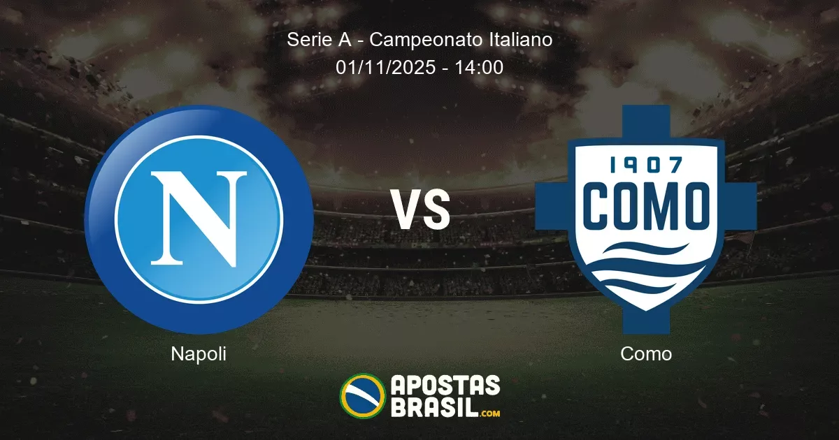 Napoli Como Serie A Campeonato Italiano 01112025 1400