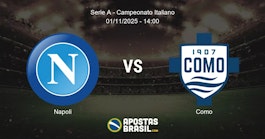 Napoli Como Serie A Campeonato Italiano 01112025 1400