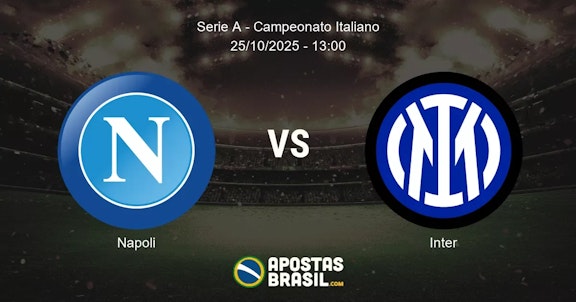 Napoli Inter Serie A Campeonato Italiano 25102025 1300