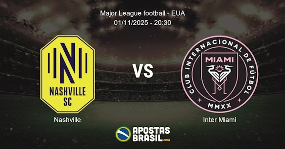Nashville Inter Miami Major League football EUA 01112025 2030