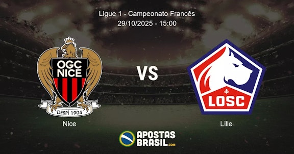 Nice Lille Ligue 1 Campeonato Francs 29102025 1500