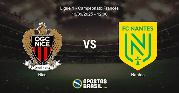 Nice Nantes Ligue 1 Campeonato Francs 13092025 1200
