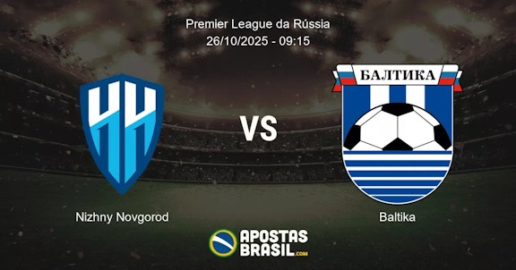 Nizhny Novgorod Baltika Premier League da Rssia 26102025 0915