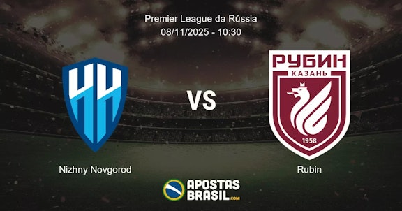 Nizhny Novgorod Rubin Premier League da Rssia 08112025 1030