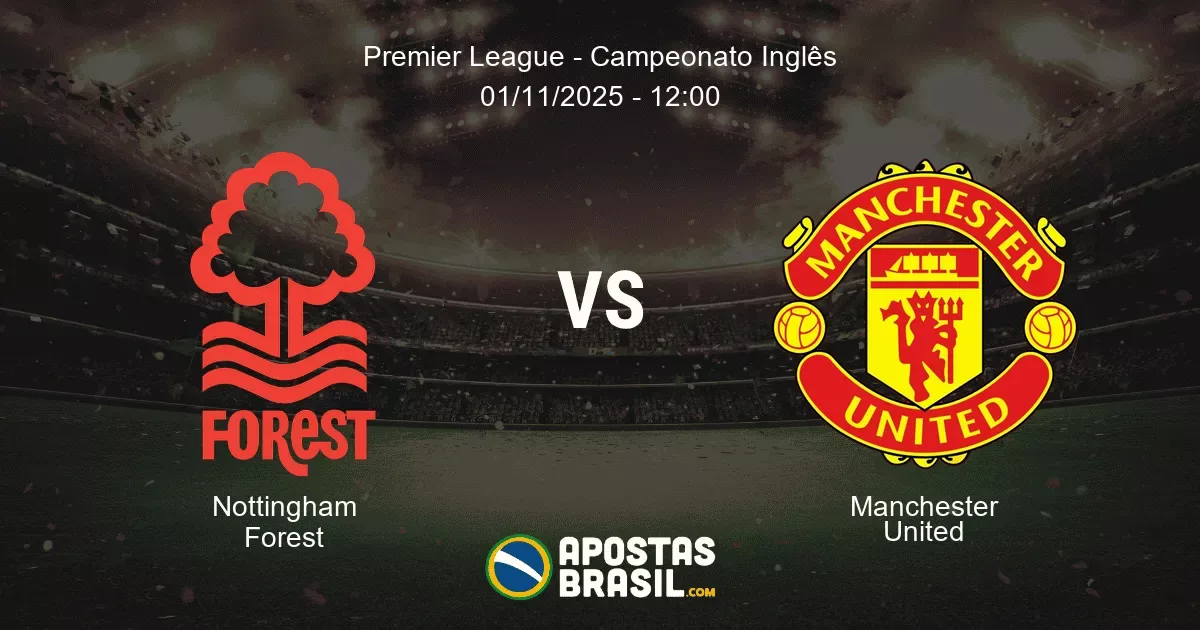 Nottingham Forest Manchester United Premier League Campeonato Ingls 01112025 1200