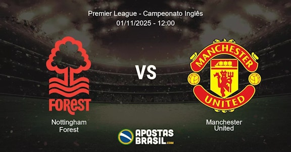 Nottingham Forest Manchester United Premier League Campeonato Ingls 01112025 1200