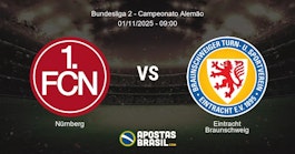 Nrnberg Eintracht Braunschweig Bundesliga 2 Campeonato Alemo 01112025 0900