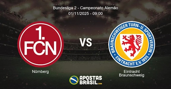 Nrnberg Eintracht Braunschweig Bundesliga 2 Campeonato Alemo 01112025 0900