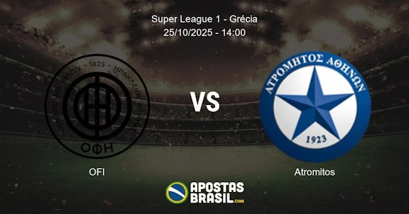 OFI Atromitos Super League 1 Grcia 25102025 1400