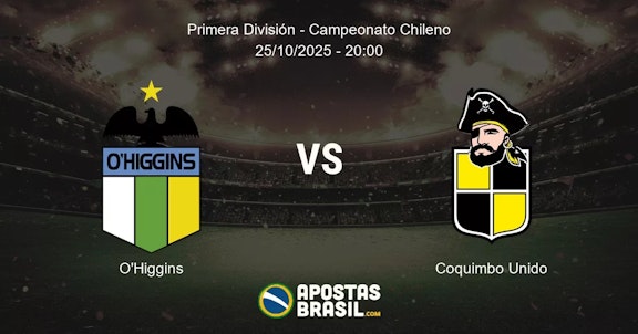 O Higgins Coquimbo Unido Primera Divisin Campeonato Chileno 25102025 2000