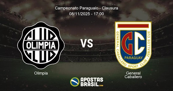 Olimpia General Caballero Campeonato Paraguaio Clausura 08112025 1700