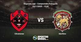 Oliveirense Martimo Segunda Liga Campeonato Portugus 03112025 1500
