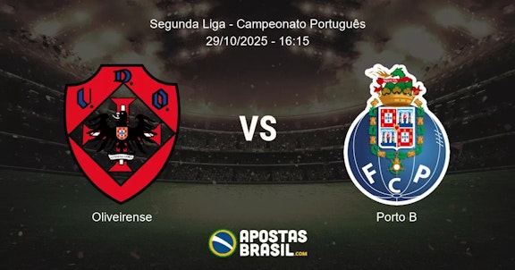 Oliveirense Porto B Segunda Liga Campeonato Portugus 29102025 1615