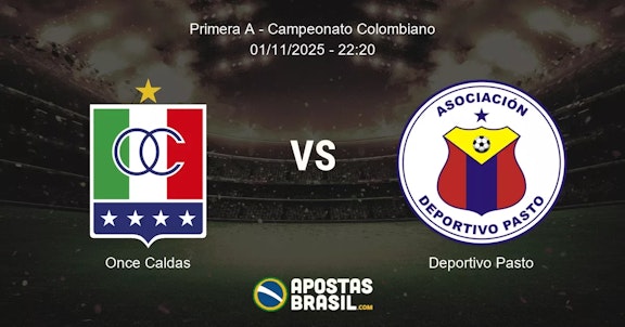 Once Caldas Deportivo Pasto Primera A Campeonato Colombiano 01112025 2220