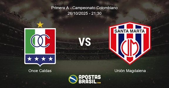 Once Caldas Unin Magdalena Primera A Campeonato Colombiano 26102025 2130