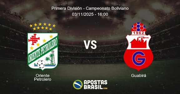 Oriente Petrolero Guabir Primera Divisin Campeonato Boliviano 03112025 1600