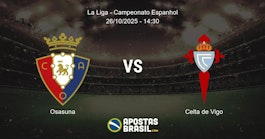 Osasuna Celta de Vigo La Liga Campeonato Espanhol 26102025 1430