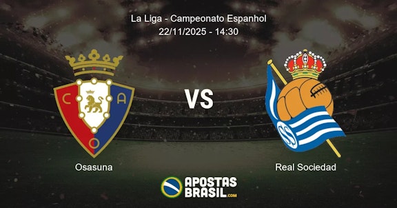 Osasuna Real Sociedad La Liga Campeonato Espanhol 22112025 1430