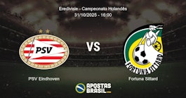 PSV Eindhoven Fortuna Sittard Eredivisie Campeonato Holands 31102025 1600