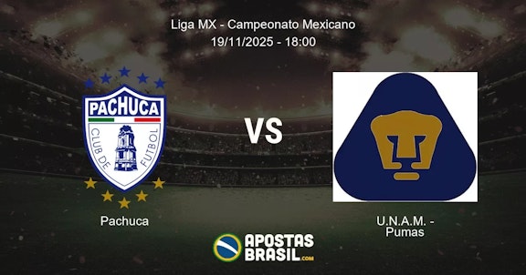 Pachuca UNAM Pumas Liga MX Campeonato Mexicano 19112025 1800