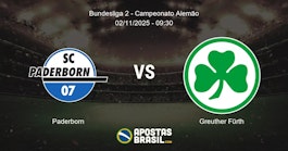 Paderborn Greuther Frth Bundesliga 2 Campeonato Alemo 02112025 0930
