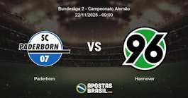 Paderborn Hannover Bundesliga 2 Campeonato Alemo 22112025 0900