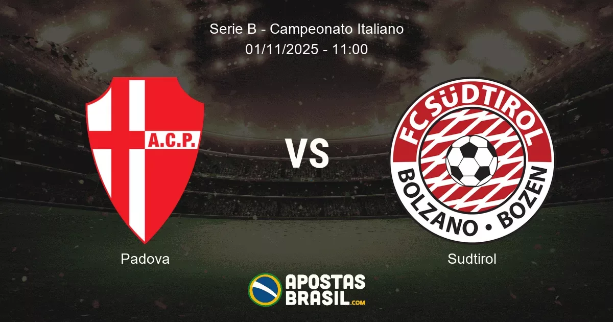 Padova Sudtirol Serie B Campeonato Italiano 01112025 1100