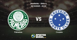 Palmeiras Cruzeiro Brasileiro Srie A 26102025 2030