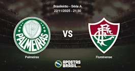 Palmeiras Fluminense Brasileiro Srie A 22112025 2130
