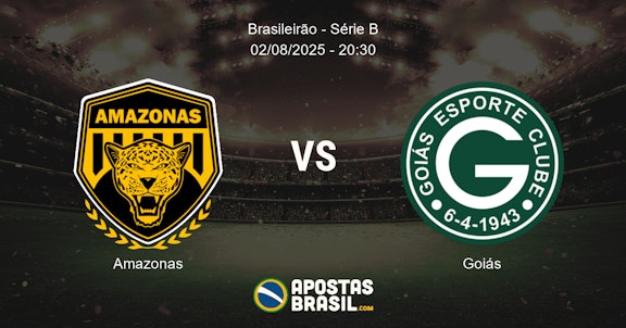 Palpite Amazonas X Goias Brasileirao Serie B 02 08 2025
