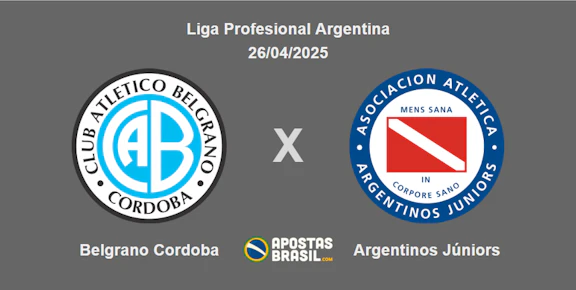 Palpite Belgrano Cordoba x Argentinos Juniors Campeonato Argentino 26 04 2025