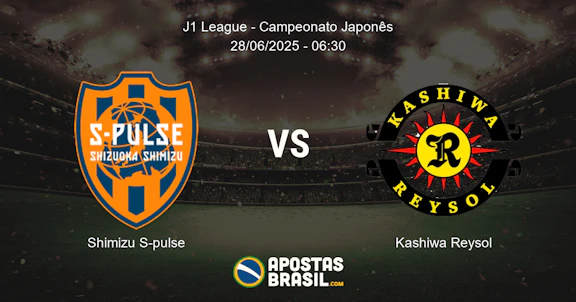 Palpite Shimizu S pulse X Kashiwa Reysol J1 League Campeonato Japones 28 06 2025
