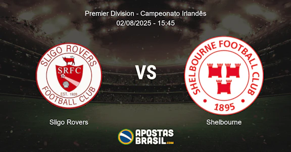 Palpite Sligo Rovers X Shelbourne Premier Division Campeonato Irlandes 02 08 2025