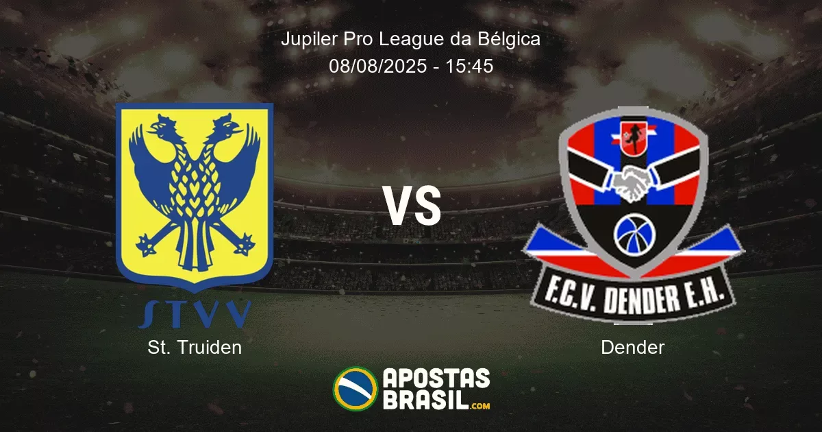 Palpite St. Truiden X Dender - Jupiler Pro League da Bélgica - 08/08/2025