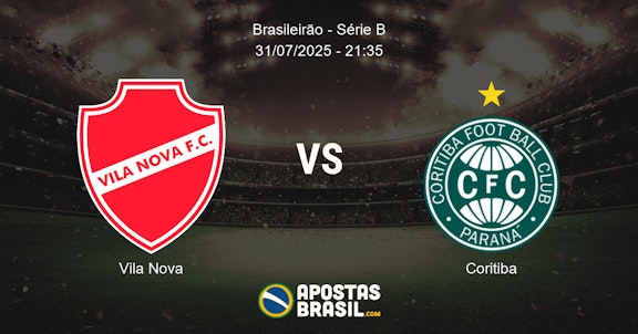 Palpite Vila Nova X Coritiba Brasileirao Serie B 31 07 2025