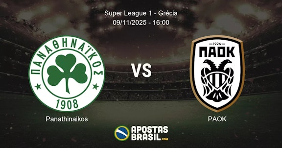 Panathinaikos PAOK Super League 1 Grcia 09112025 1600
