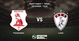 Panserraikos Larisa Super League 1 Grcia 25102025 1330