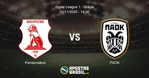 Panserraikos PAOK Super League 1 Grcia 02112025 1430