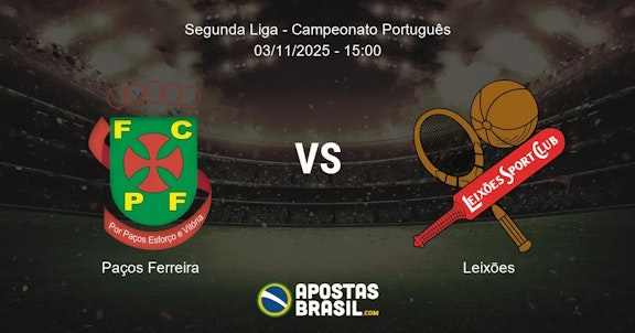 Paos Ferreira Leixes Segunda Liga Campeonato Portugus 03112025 1500