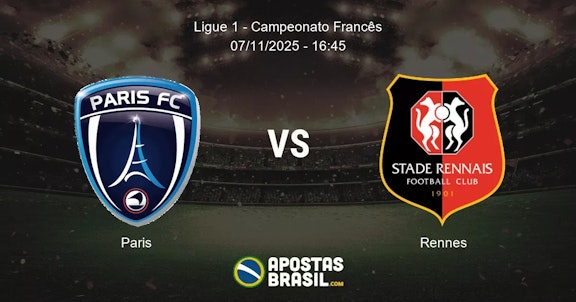 Paris Rennes Ligue 1 Campeonato Francs 07112025 1645