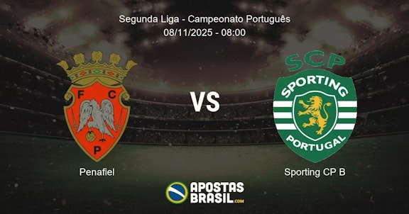 Penafiel Sporting CP B Segunda Liga Campeonato Portugus 08112025 0800